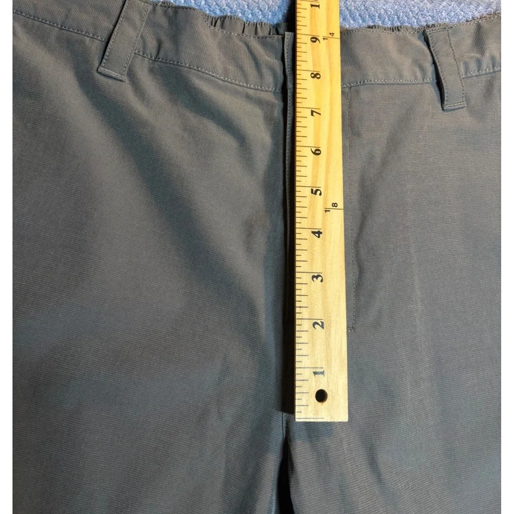 Banana Republic Hybrid Shorts Mens Gray Excellent Stretch Ripstop 34